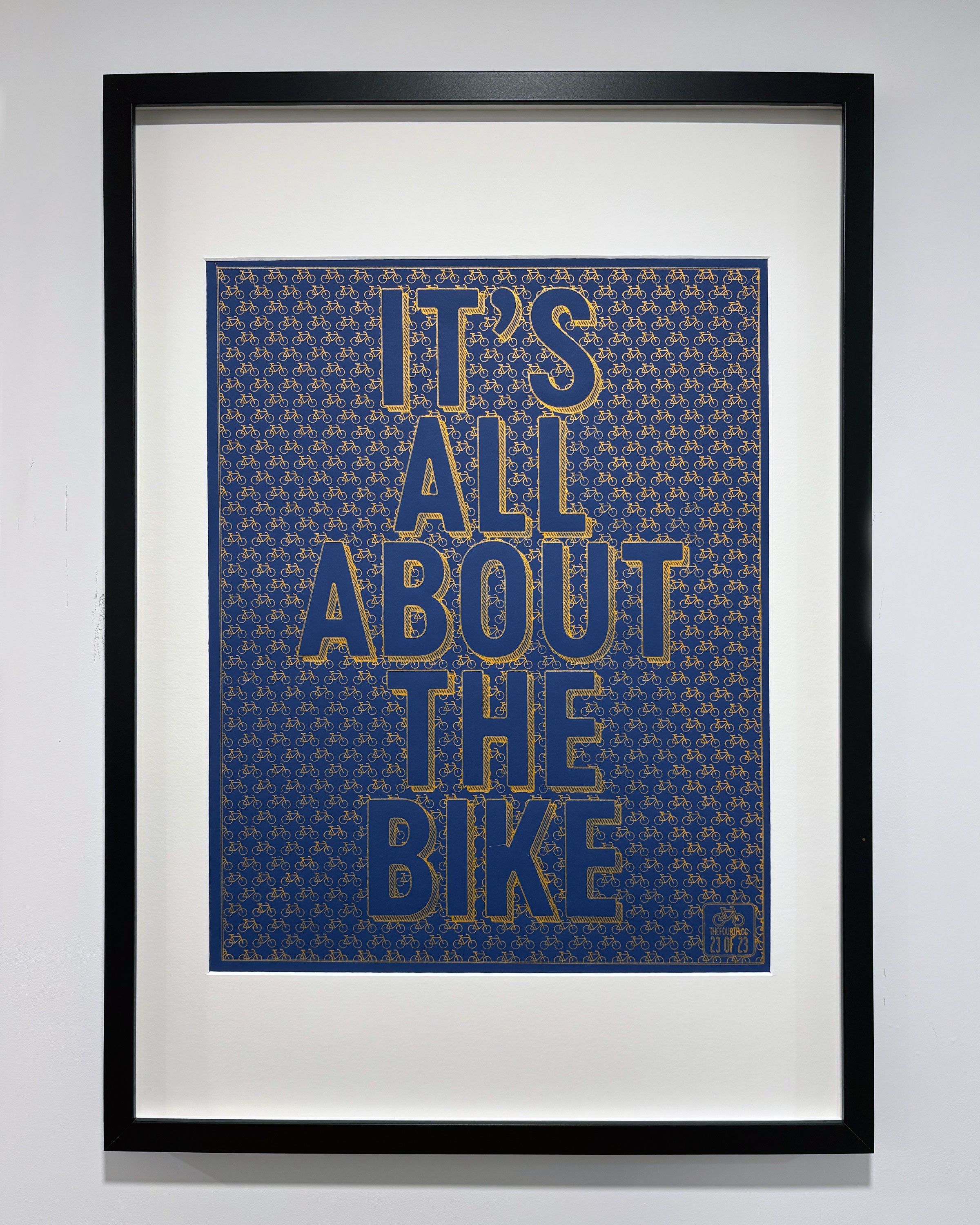 ITS ALL ABOUT THE BIKE – A2 First Edition Plot