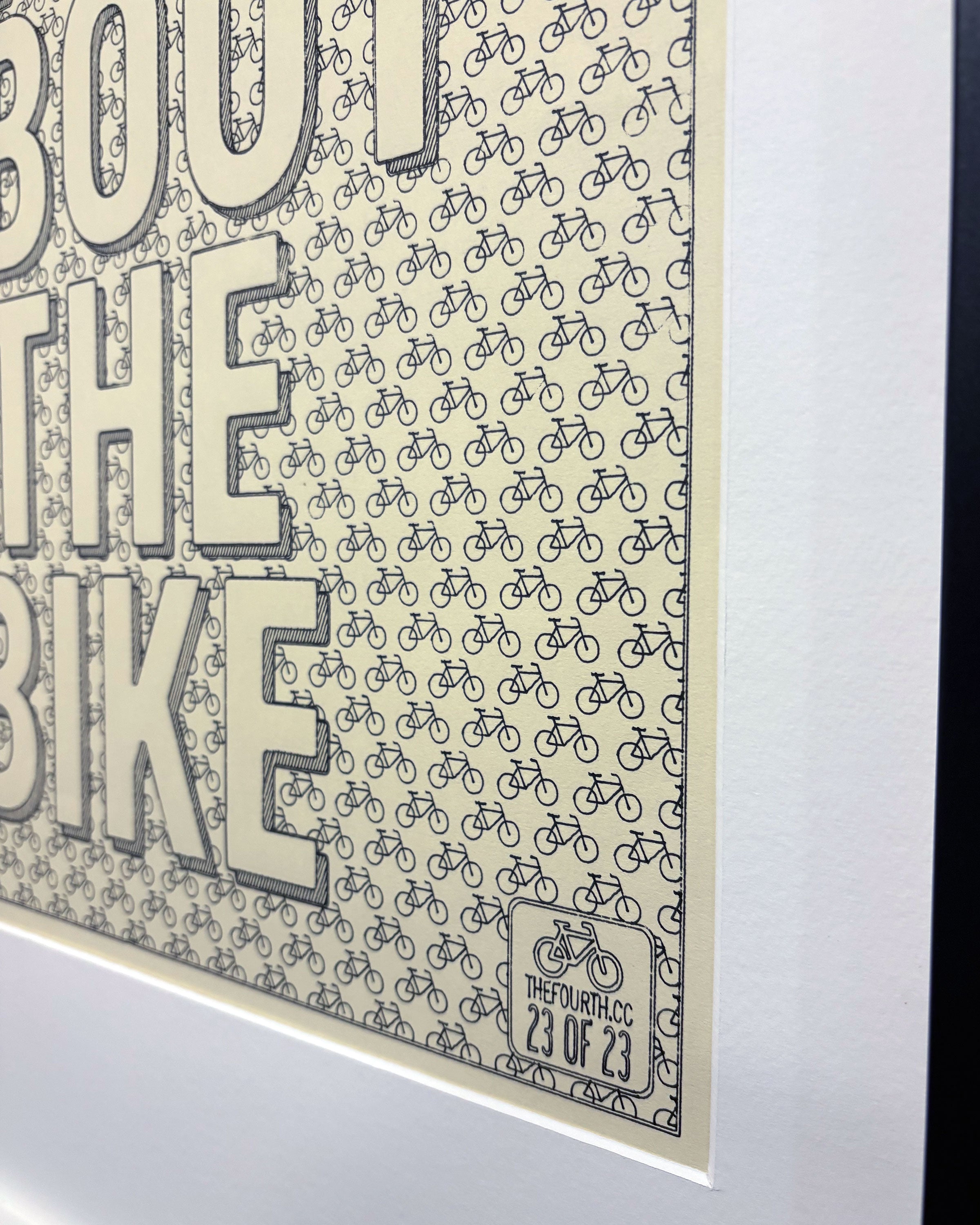 ITS ALL ABOUT THE BIKE – A2 First Edition Plot