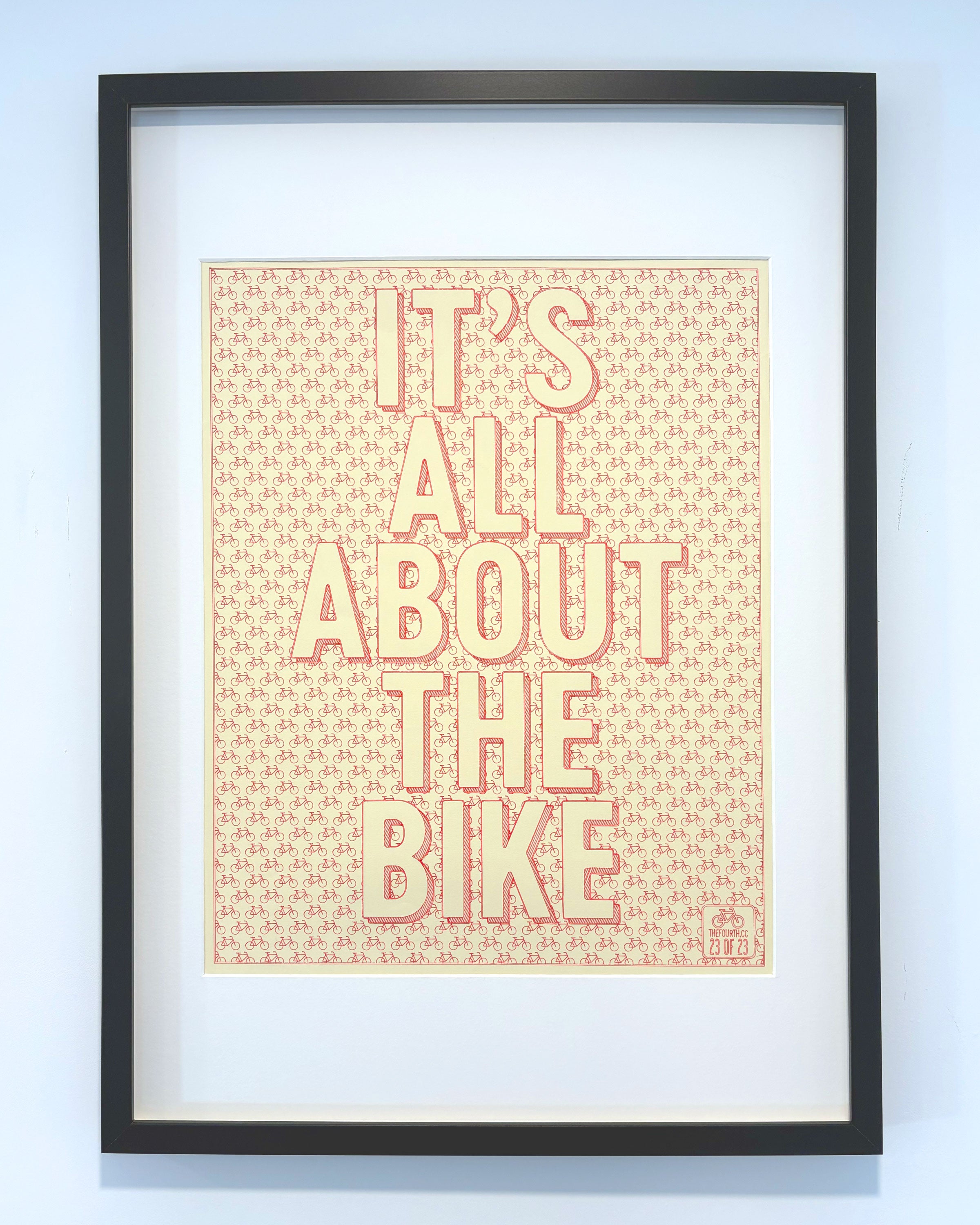 ITS ALL ABOUT THE BIKE – A2 First Edition Plot