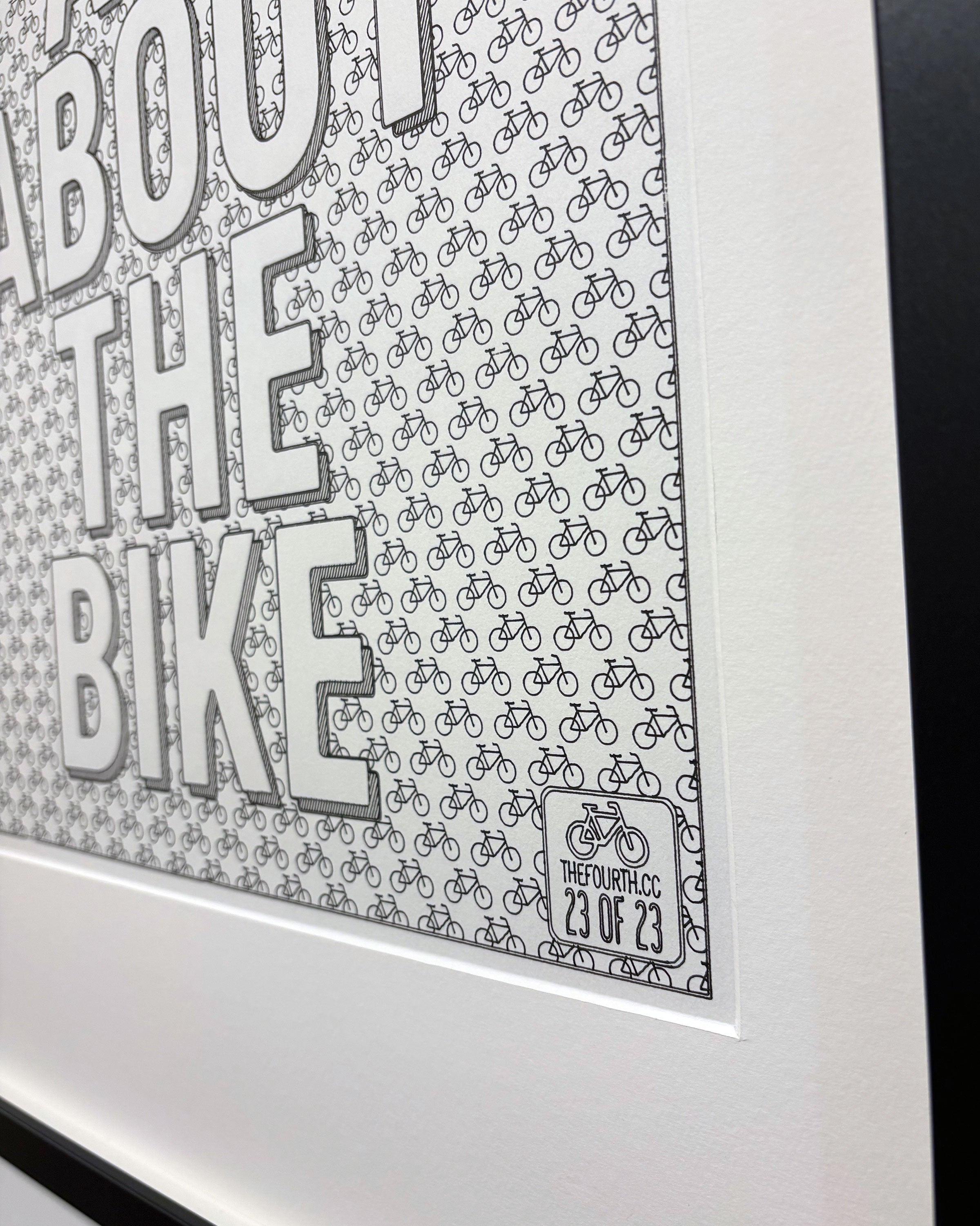 ITS ALL ABOUT THE BIKE – A2 First Edition Plot